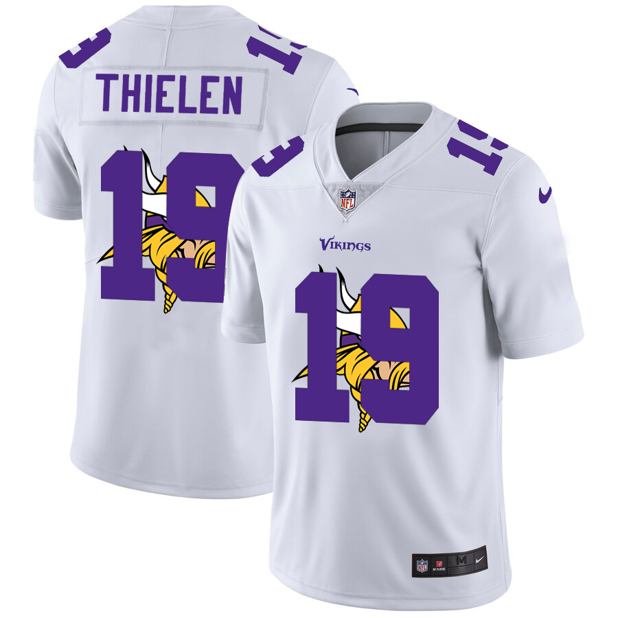 2020 New Men Minnesota Vikings 19 Thielen white Limited NFL Nike jerseys